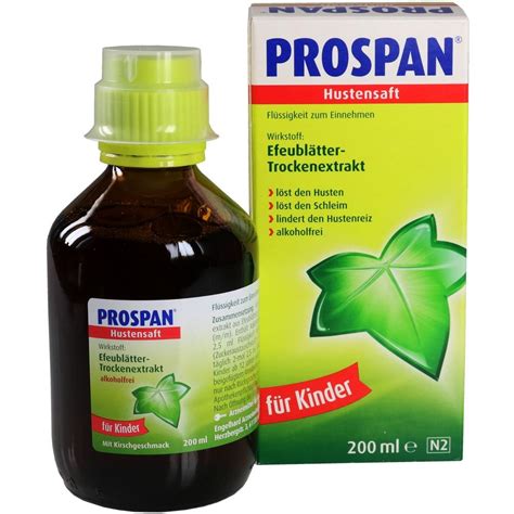 Prospan Hustensaft 200 Ml Pzn 8586005 Jumbo Apotheke