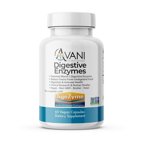Digezyme® 5 Digestive Enzymes to Aid Digestion – Avani Wellness