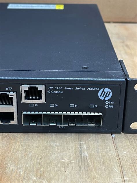 HP 5130 48G 4SFP EI 48 Port Gigabit Ethernet Switch JG934A EBay