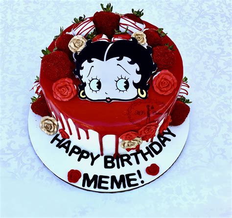 Betty Boop Cake Happy Birthday Meme Cake Birthday Meme