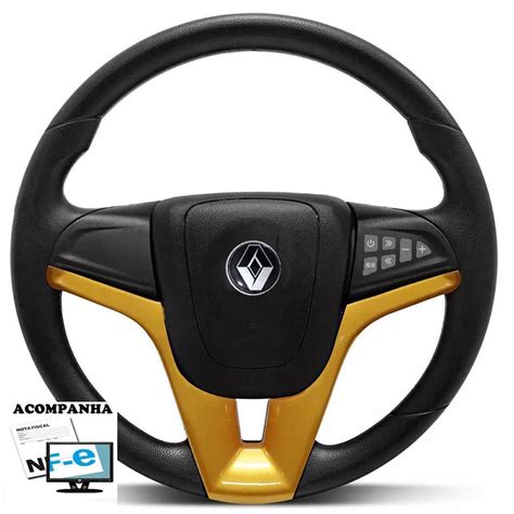 Volante Multifuncional Cruze Renault Clio Logan Sandero Automotivo