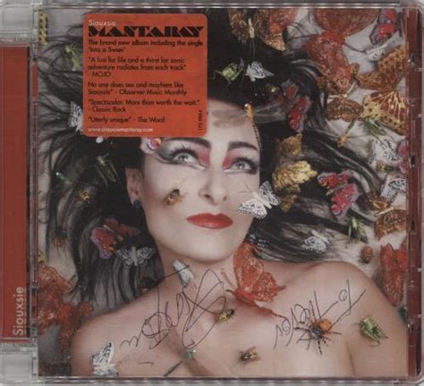 Siouxsie Sioux Mantaray Autographed UK CD Album CDLP 749292