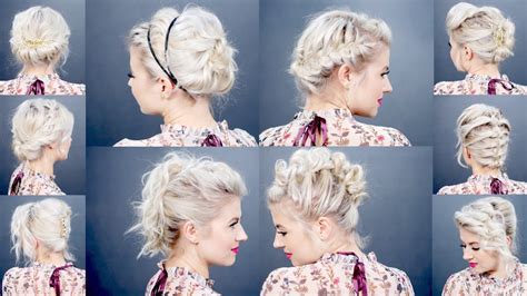 Step By Step Easy Updos For Short Hair Bob - Wavy Haircut