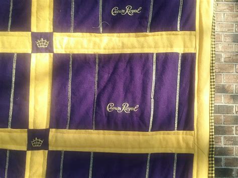 Crown Royal bag quilt. Crown Royal Bags, Diy Crown, Crowns, Quilts, Projects, Log Projects, Blue ...