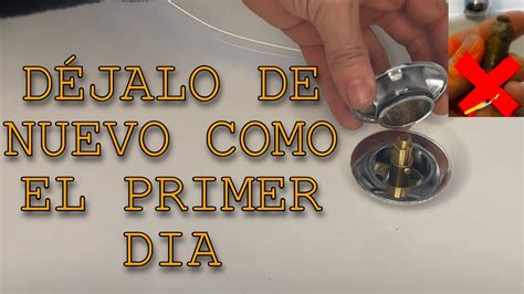 🚰 ¡TU TAPÓN DEL LAVABO NO FUNCIONA? 🔧 ARREGLA EL TAPÓN AUTOMÁTICO PUSH