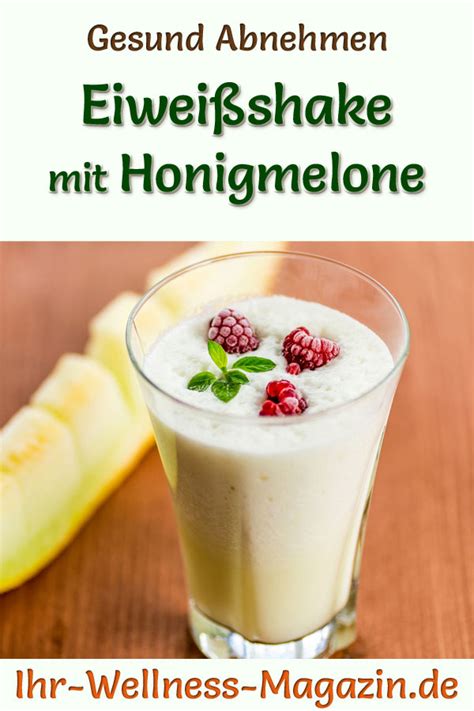 Eiwei Shake Mit Honigmelone Smoothie Abnehmshake Zum Selber Machen