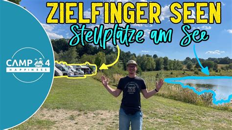 Wohnmobilstellplatz Zielfinger Seen Erfahrung Vorstellung Badesee