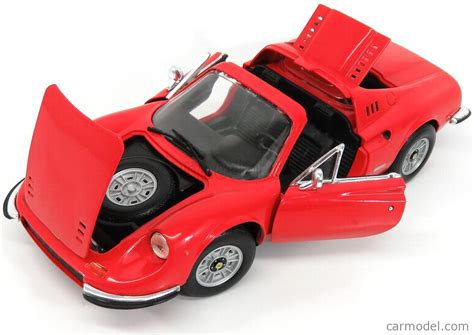 MATTEL HOT WHEELS Echelle FERRARI DINO GTS SPIDER RED