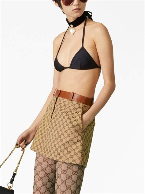 Gucci Triangle Cup Bikini Set Farfetch