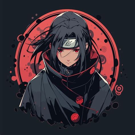 Ilustración Vectorial Del Personaje Naruto Manga Foto Premium