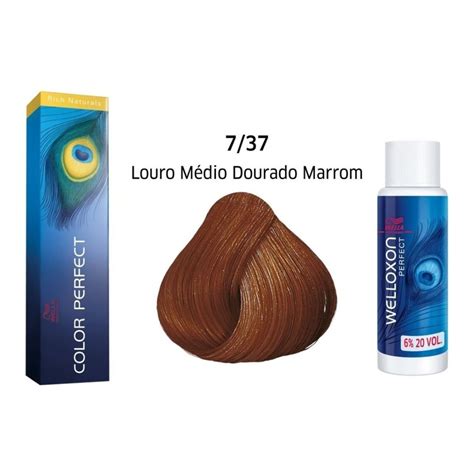 Wella Color Perfect Tinta Louro M Dio Dourado Marrom Welloxon