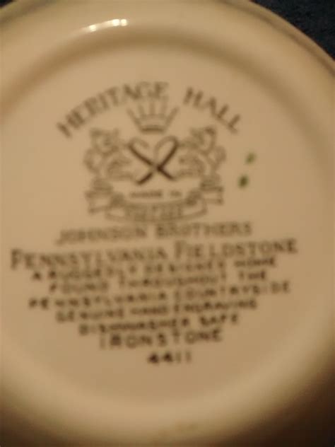 Johnson Brothers Heritage Hall Brown Multicolor Pattern Cereal Etsy