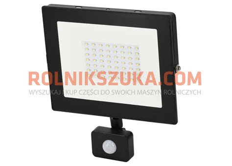 Naświetlacz Lampa LED SMD 230V 50W 6500K 4320LM IP65 CZARNY Z