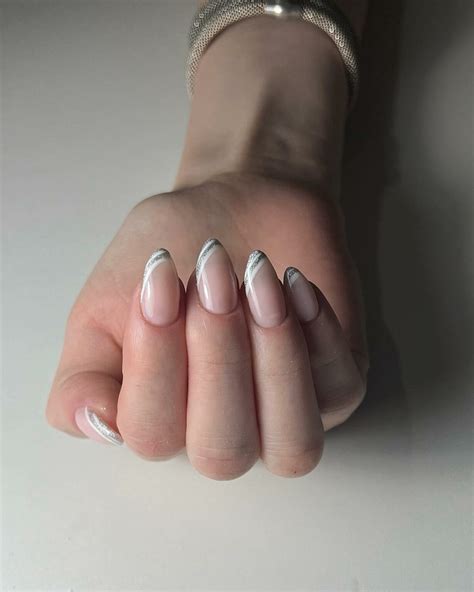 Chic Nude And Silver Nails Ideas For Everyday Glam