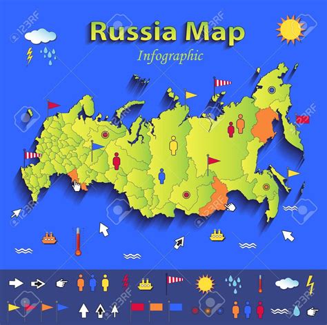 states of russia map