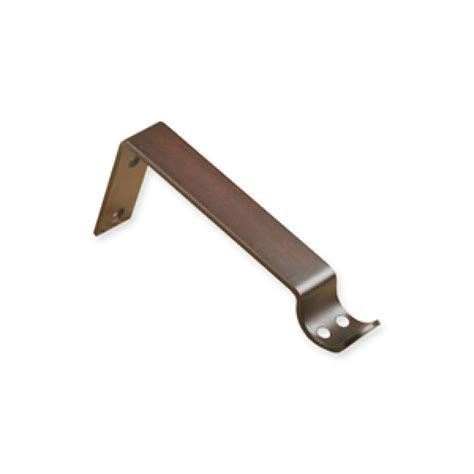 Single Extension Curtain Rod Bracket for 1" Metal Drapery Rods~5" Projection:Each