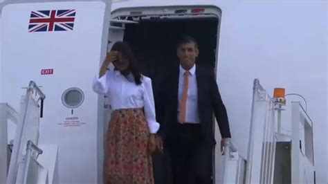 G20 Summit: UK PM Rishi Sunak, his wife arrive in India