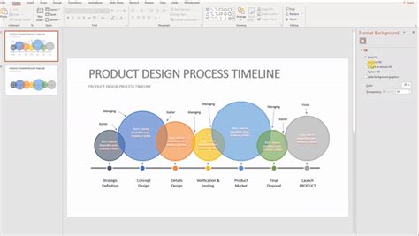 How To Create A Product Design Process Timeline In PowerPoint