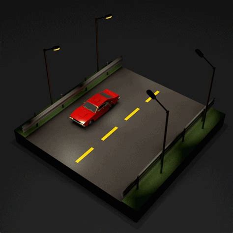 car riding animation denis