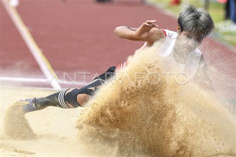 Rica Octavia Raih Emas Lompat Jauh Apg Antara Foto