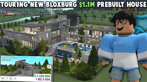 Touring The New 11m Bloxburg Update Prebuilt Modern House Youtube