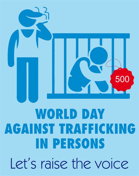 World Day Against Trafficking In Persons Stand Up For Traffickings