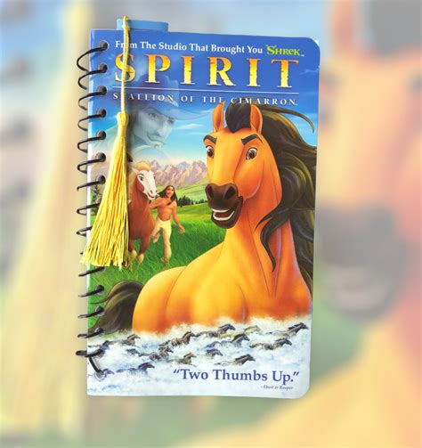 VHS Cover Notebook Dreamworks Spirit