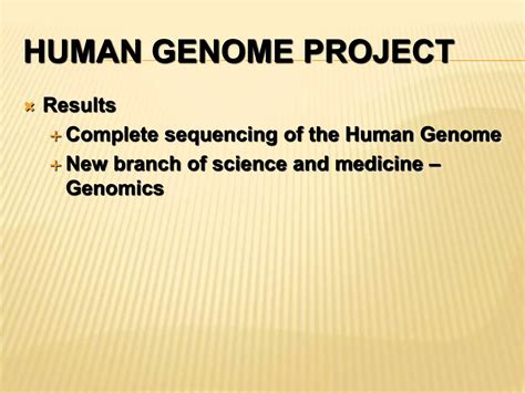 Human Genome Project Ppt