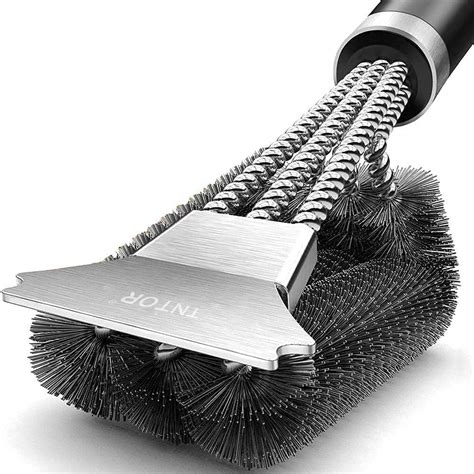 TNTOR Brosse Barbecue 3 En 1 Brosse Barbecue Avec Brosse De Nettoyage