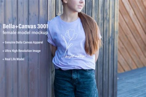 Bella Canvas Tshirt Mockup Graphic By Bright Mockups Creative