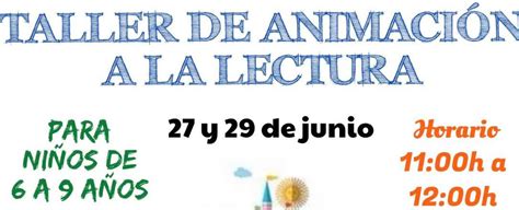 TALLER DE ANIMACIÓN A LA LECTURA