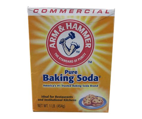 Arm And Hammer 84104 White Sodium Bicarbonate Baking Soda Powder 454