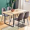 Amazon Gopop 5 Piece Dining Table Set Modern Dining Chairs Set