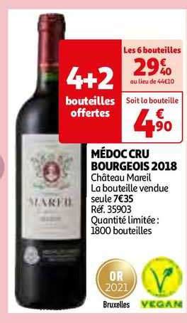 Promo M Doc Cru Bourgeois Ch Teau Mareil Chez Auchan Icatalogue Fr