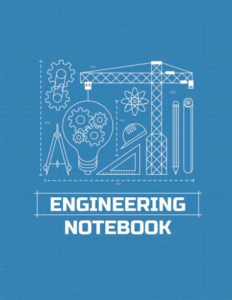 Engineering Notebook 120 Pages Professional Engineer Notebook 85x11