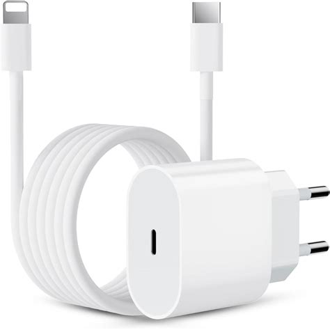 C Ladegerät mit Ladekabel iPhone Schnellladegerät 20W Power Adapter