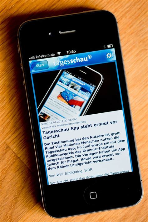 Gericht Weist Klage Gegen App Der Tagesschau Ab DER SPIEGEL