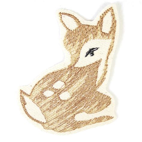 Iron On Applique Deer Embroidery Iron On Patches Accessory For Girls