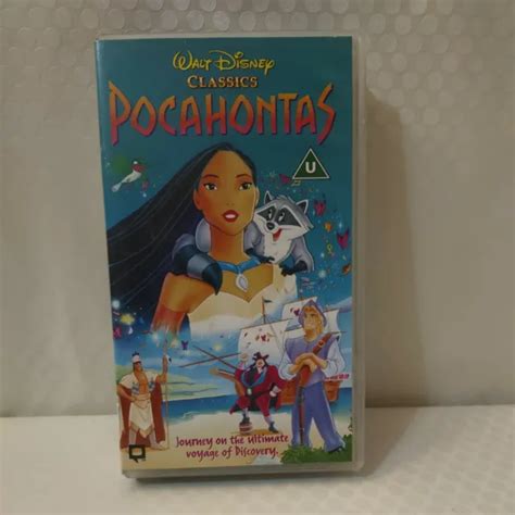 Pocahontas Walt Disney Vhs Video Uk Pal Classic Sehr Guter Zustand Eur