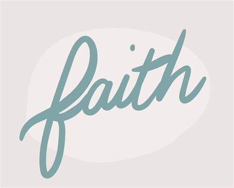 Premium Vector Faith Hope Love Calligraphy Design