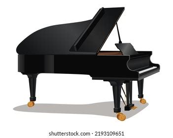 Classical Music Instrument Grand Piano Icon Stock Vector Royalty Free