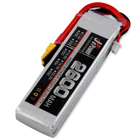 New JH RC Car Battery 2600 3s 25c 11 1v T TX60 Plug For 1 10 RC Car