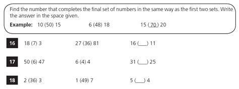 11 Plus Verbal Reasoning Maths Practice Paper 4 PiAcademy Tutors