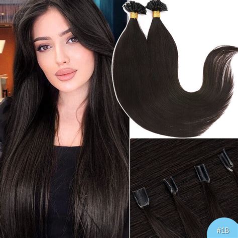 Russian Remy 100 Human Hair Extensions K Nail U Tip Pre Bonded Keratin