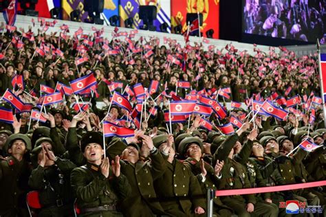 North Korea Shows Off Nuclear Arsenal At Night Time Parade Military