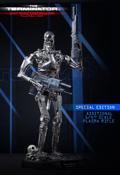 Terminator Endoskeleton Figure The Terminator Hot Toys Hi Def Ninja Pop Culture