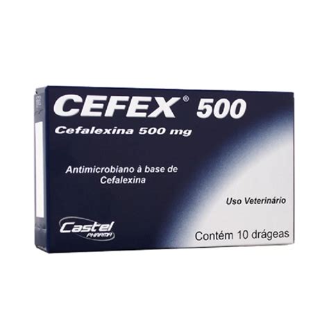 Antimicrobiano Cefex Mg Cepav Para C Es E Gatos Comprimidos