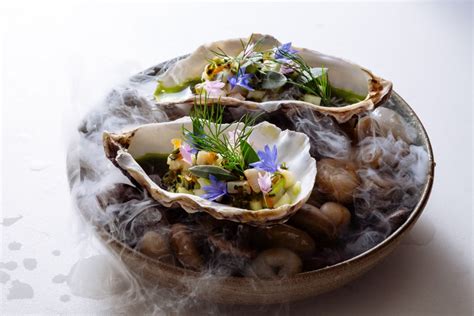 Oyster Scallop And Yuzu Recipe Great British Chefs