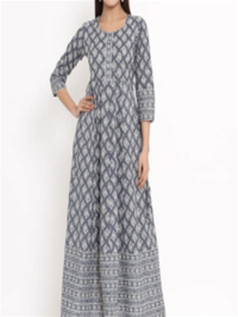 Buy Kipek Women Ethnic Motifs Printed Indie Prints Anarkali Kurta