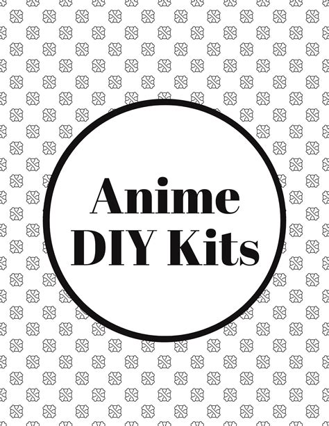 Anime DIY Kits – DIY with Amber